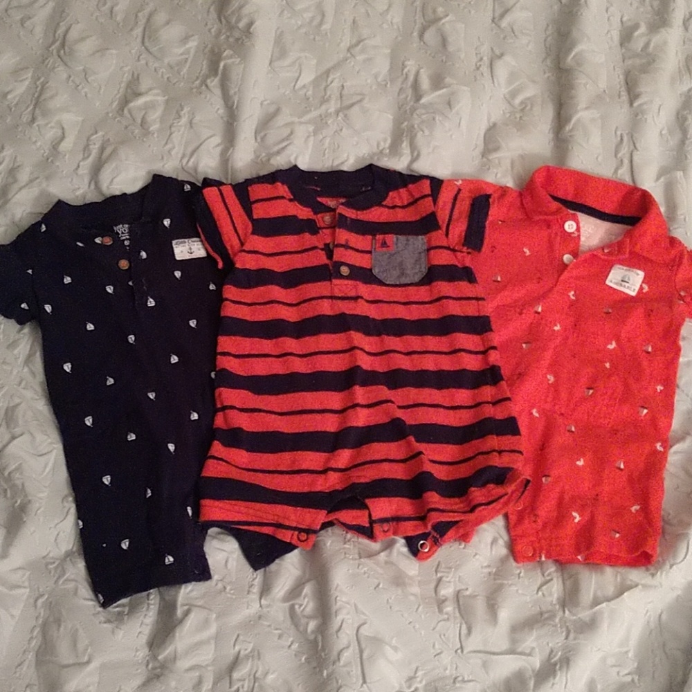 Carter's Just One You Boys Rompers 6m